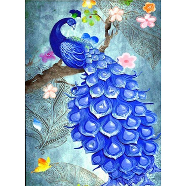 Embroidery Diamond Peacock Painting Home Decor Jewel Cross Stitch Bird  Animal Art and Crafts for Adults Mosaic Paint - AliExpress